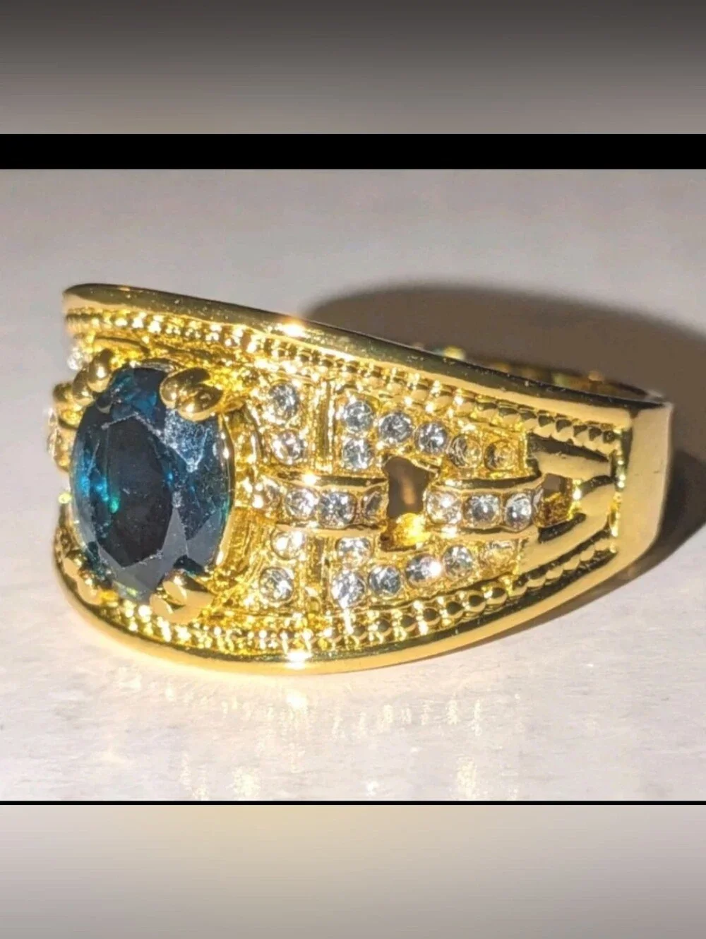 Simulated Diamond Mens Engagement Wedding Band Ring 2Ct 14k Yellow Gold Plated